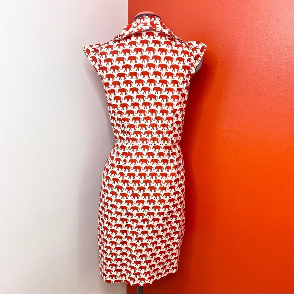 Elizabeth McKay Elephant Red Scotland Dress - Picture 5 of 5